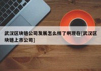 武汉区块链公司发展怎么样了啊现在[武汉区块链上市公司]